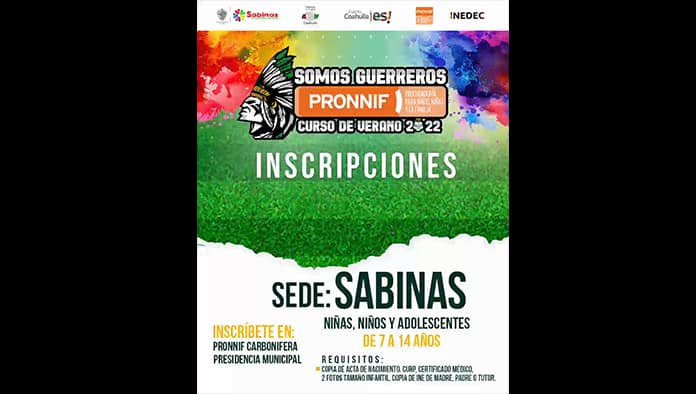 Convoca Sabinas a “Somos guerreros