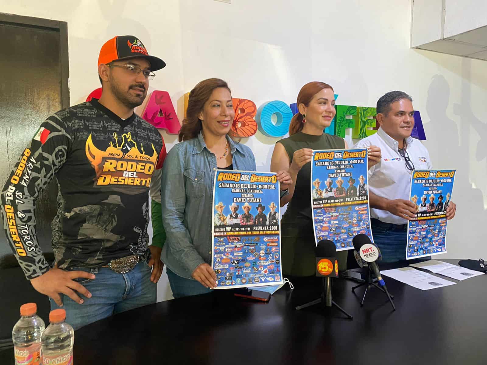 Se realizó rueda de prensa del Rodeo del Desierto.