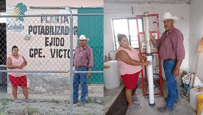 San Buenaventura: Apoya Hugo con agua a los ejidos