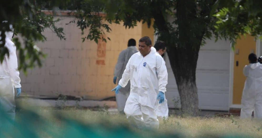 Llegan peritos y ministeriales a exhumar cuerpo de Debanhi