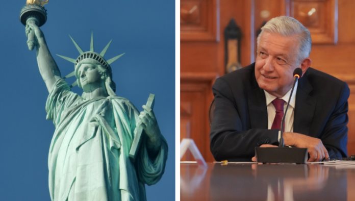 AMLO propone retirar la Estatua de la Libertad de Estados Unidos
