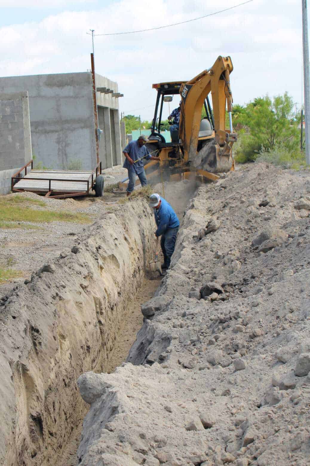Actualizan sistema de agua y drenaje