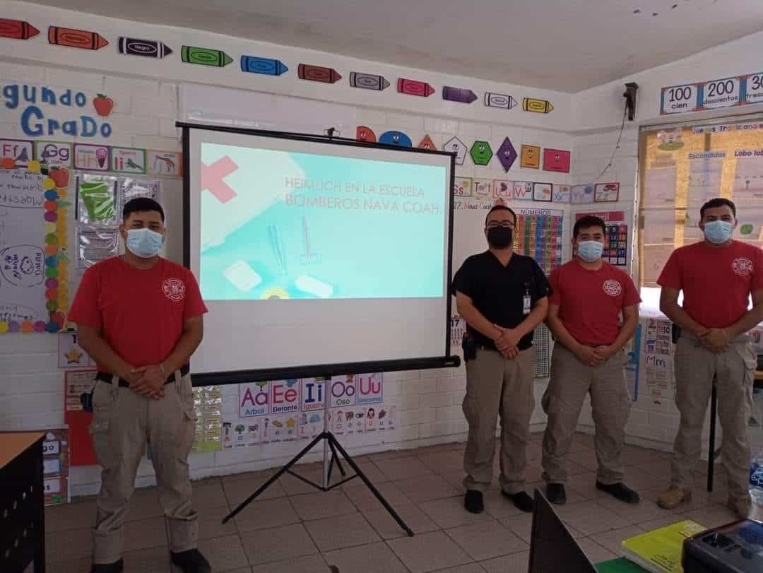 PC y Bomberos acercan pláticas y cursos a primaria