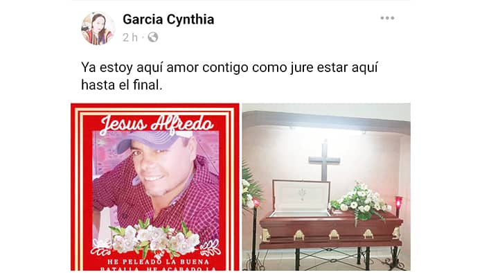 Era Jesús un hombre bueno que se quería rehabilitar por el bien de su familia, expresaron familiares y amigos por medio de redes sociales.