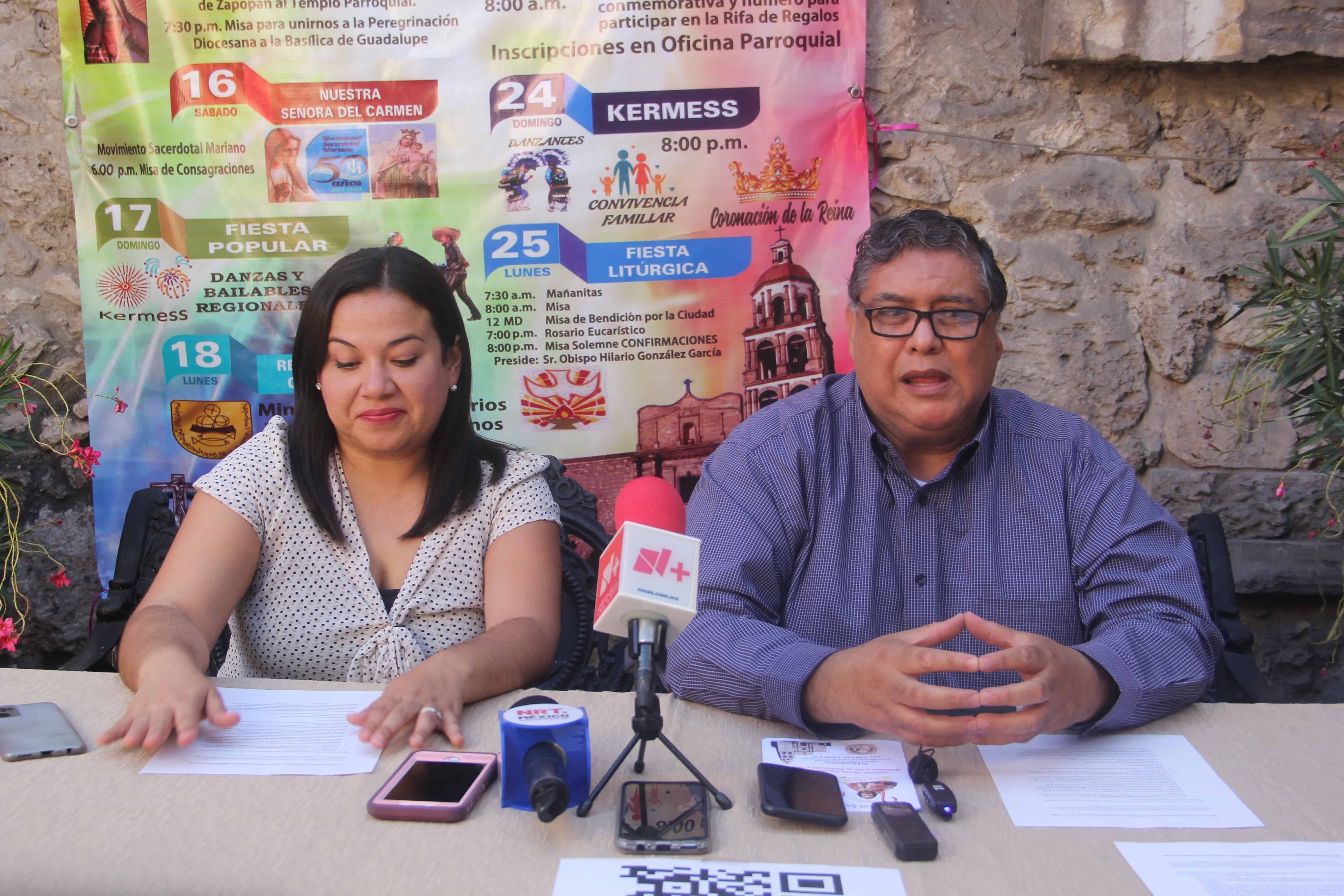 La iglesia pide a los feligreses el mantener los protocolos durante los festejos del 225 aniversario de Santiago Apóstol.