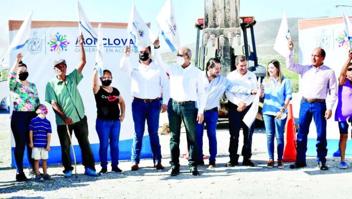 Banderazo a obra de agua “en la Córdova”