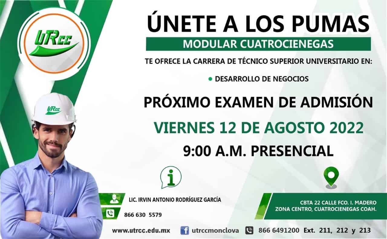 Se abrirá el proceso de admisión para pertenecer a la familia UTRCC.