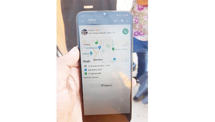 Roba conductor cartera a mujer