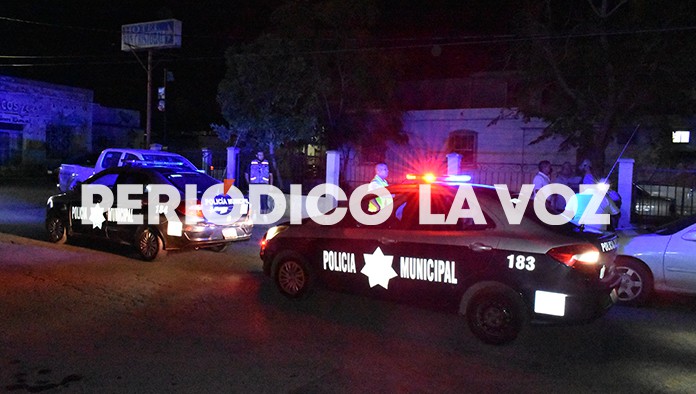 Una fuerte movilización se registró en la Privada Cuauhtémoc.