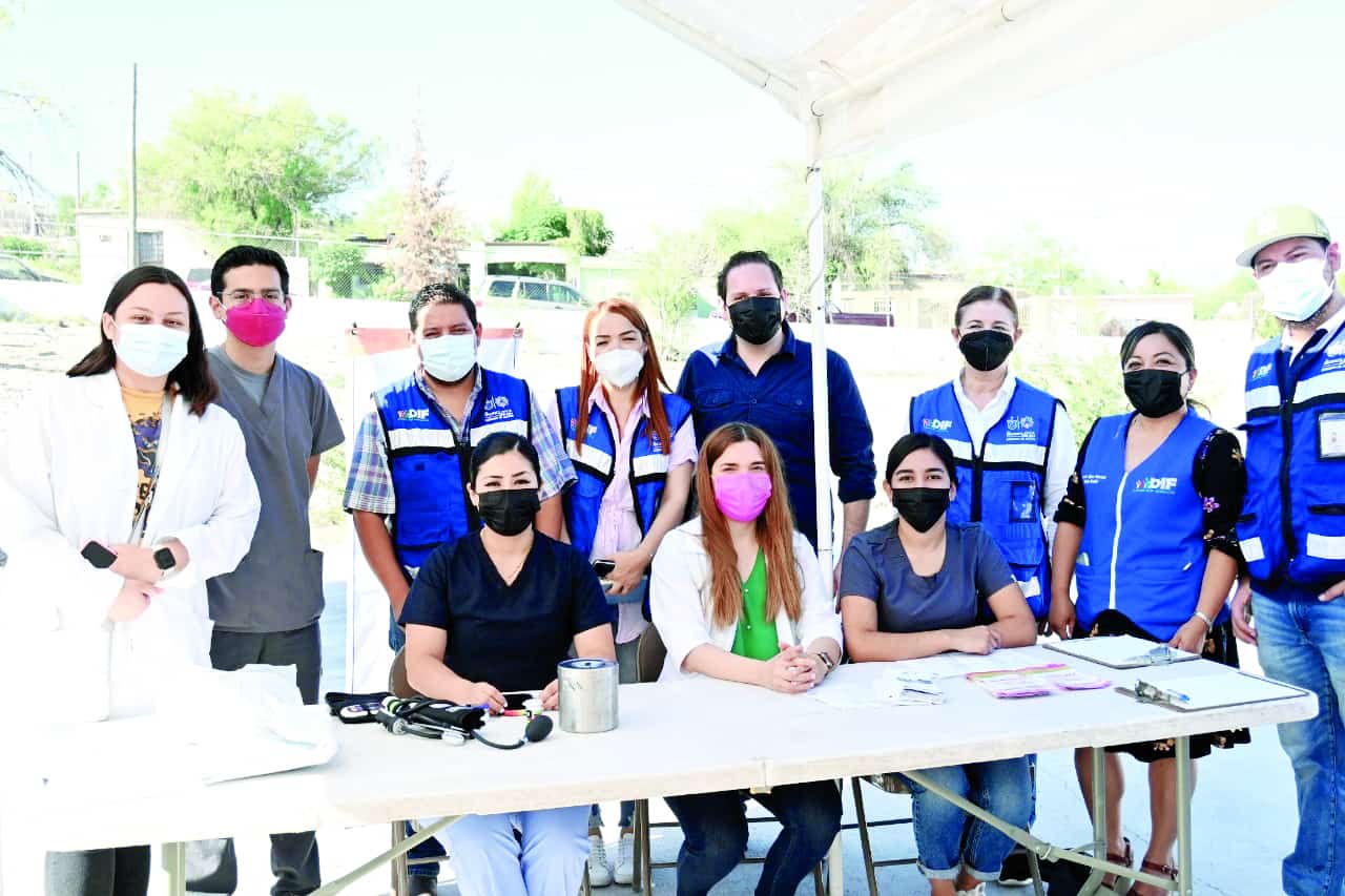 DIF Municipal se suma a la Brigada de Acción en tu Colonia, ofreciendo diferentes servicios.
