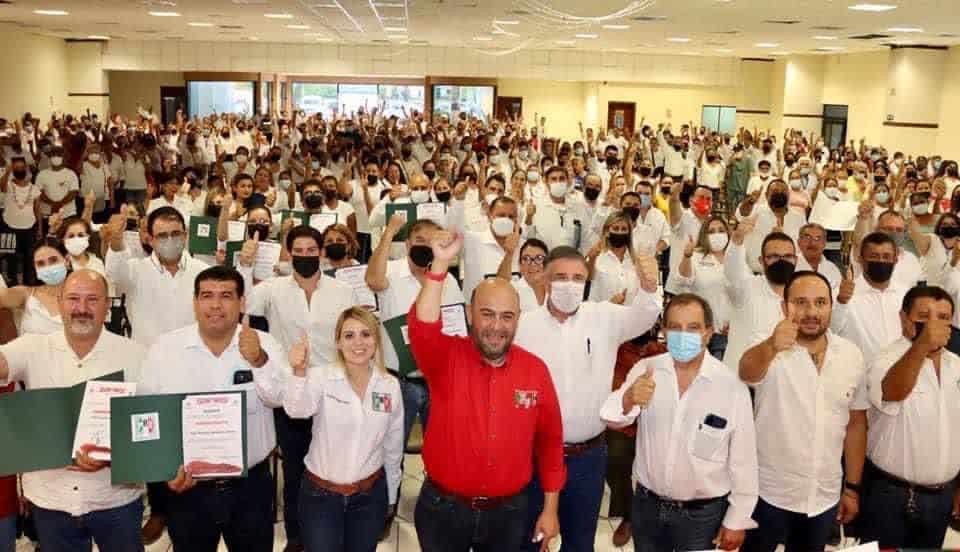 Presidió dicho evento el dirigente estatal Rodrigo Fuentes Ávila.