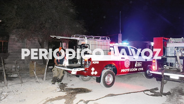 Los bomberos de inmediato lograron sofocar el incendio.