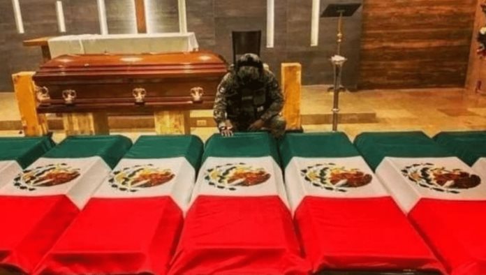 “La armada no olvida” Despiden a 14 marinos que murieron en accidente en Sinaloa