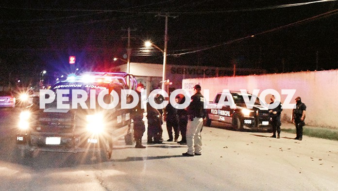 El lesionado solo presentaba un rozón en el brazo.