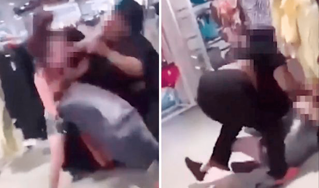 No llega al baño: se defeca durante pelea en una tienda de ropa