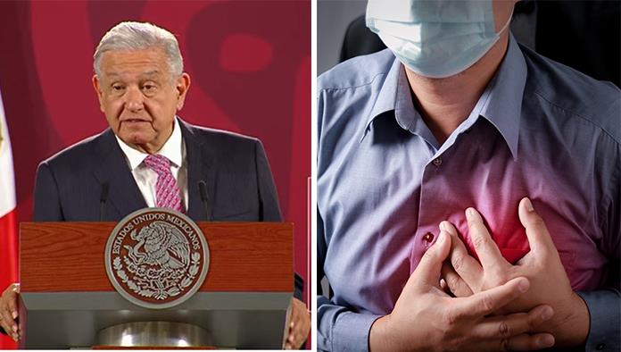 Son infartos principal causa de muerte en México: AMLO