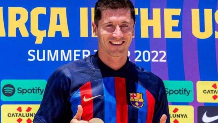 Barcelona presenta oficialmente a Lewandowski en Miami