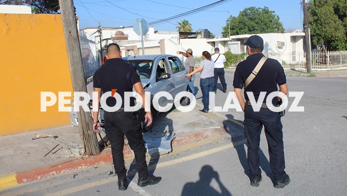 Los daños ocasionados obligaron la intervención de Control de Accidentes.