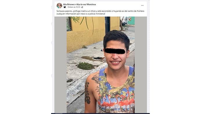 Buscan a Alonso N, es presunto responsable.
