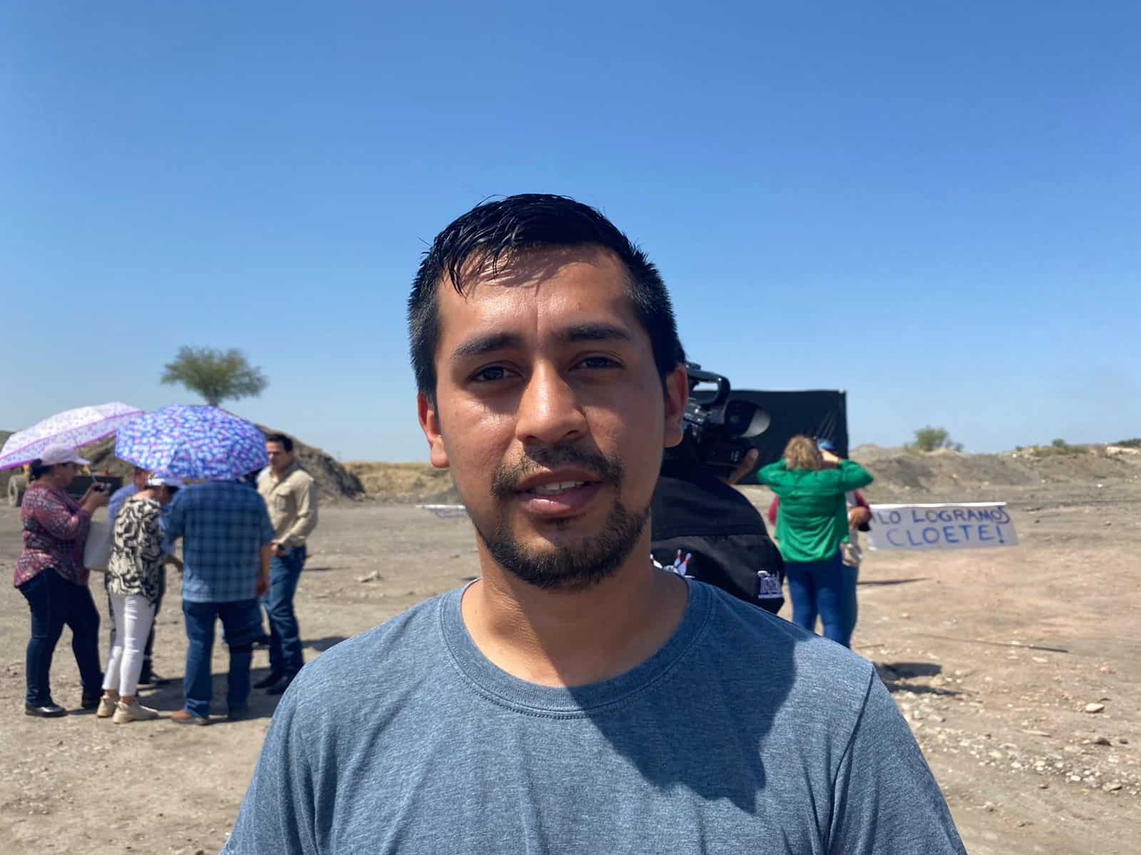 Reynaldo García, regidor conmocionado en ecología y medio ambiente.