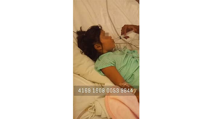 Aylani Amishaday se encuentra bien de salud y en resguardo por la Pronnif.