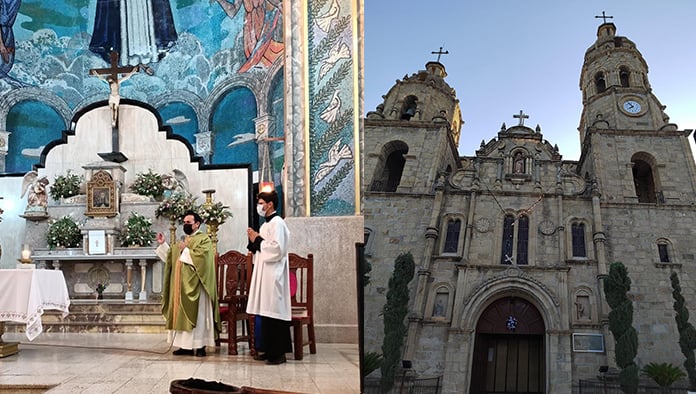 Presentación del sacerdote ante la comunidad de la iglesia católica.