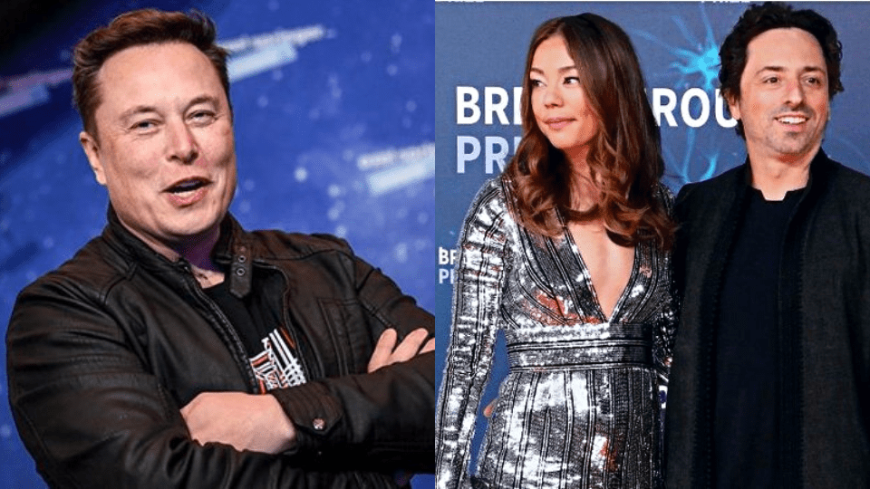 Cofundador de Google se divorció tras una aventura entre su esposa y Elon Musk