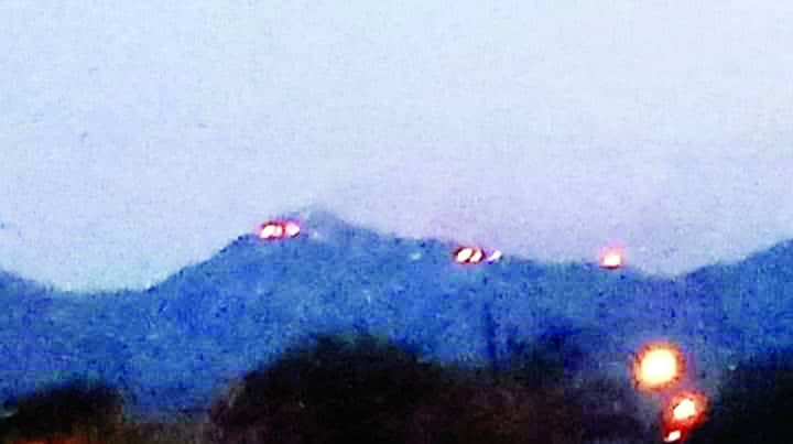 Sigue fuego en la Sierra de Múzquiz 