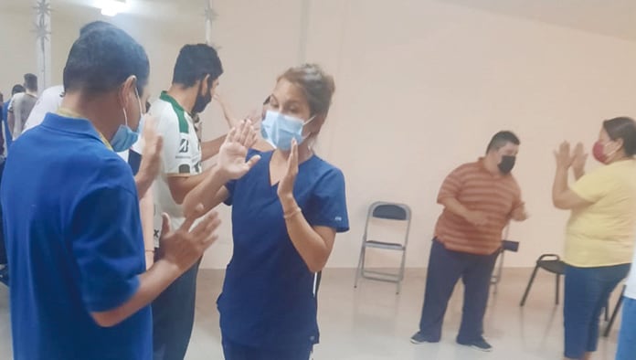 Muchas actividades se llevan a cabo con el grupo de alumnos con capacidades diferentes.