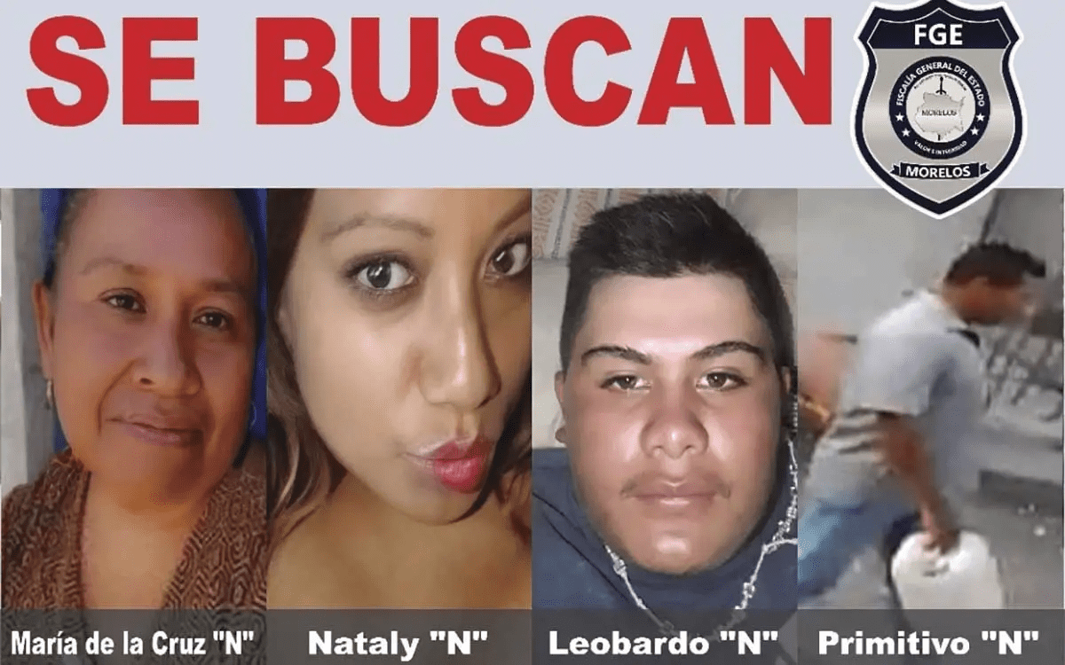 Fiscalía de Morelos emiten ficha de búsqueda a feminicidas