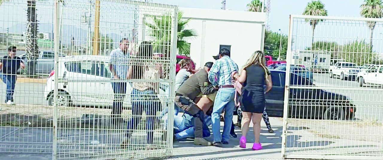 Riña campal en juzgados