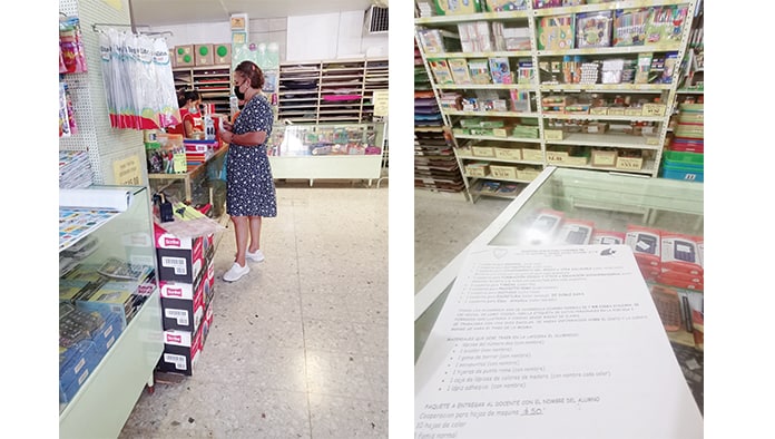 Hasta $2 mil 300  surtir lista escolar