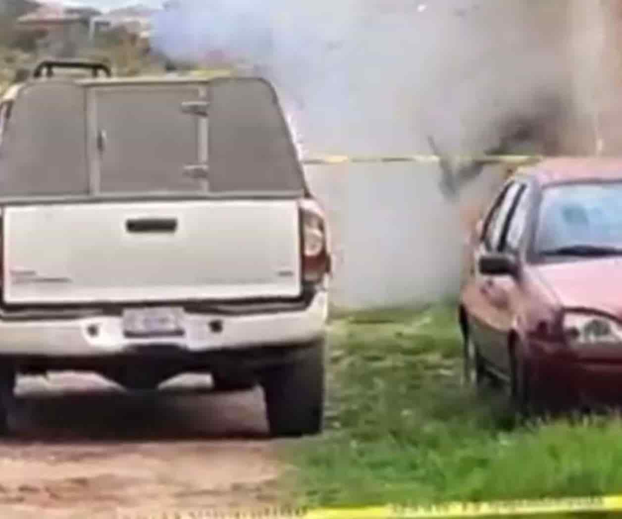 Explota trampa mientras investigaban bolsa con restos humanos en Guanajuato