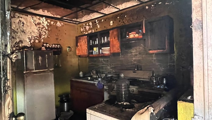 Palaú | Salva enfermera a familia en incendio