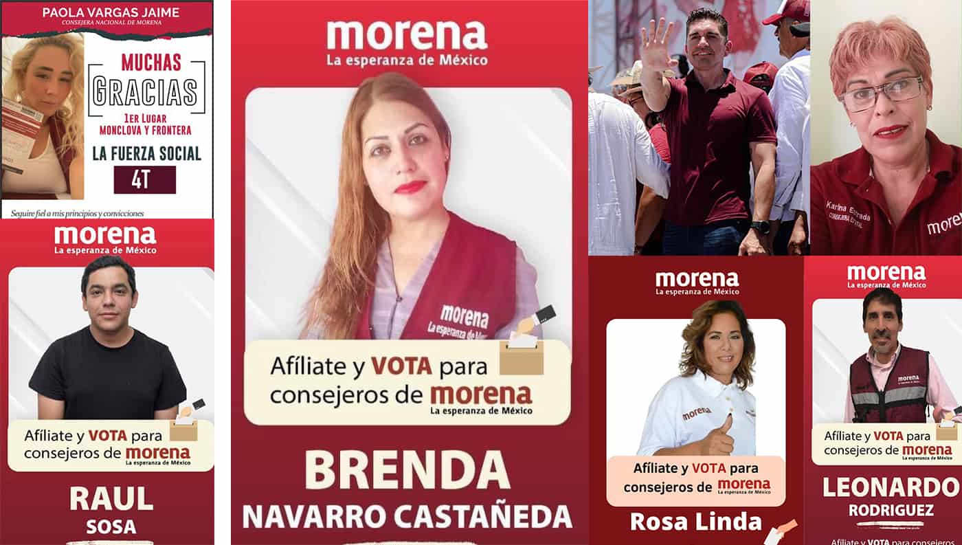 Estos son consejeros que eligieron los militantes de Morena