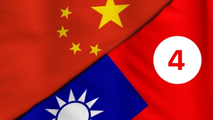 China-Taiwán, naciones en conflicto que comparten temor al número 4