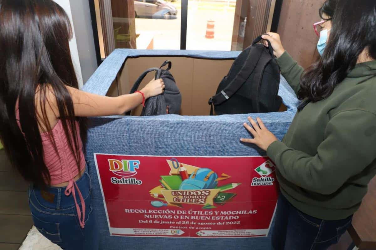 Invitan a la comunidad a donar útiles escolares.