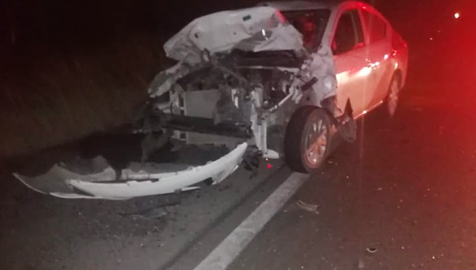 Estos hechos se registraron sobre la carretera estatal número 22, tramo Sauz-Barroterán.