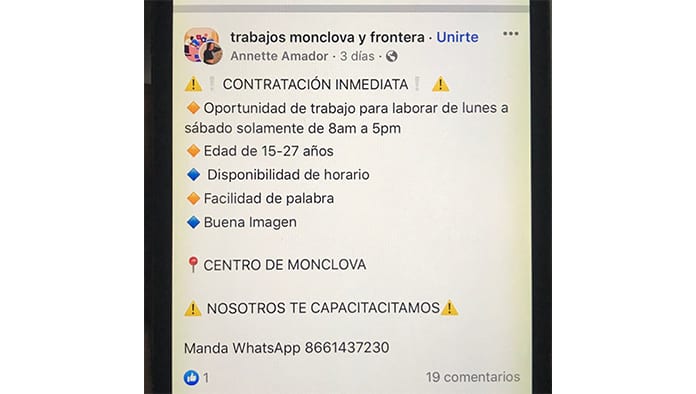 Alertan por reclutamiento de jovencitos.
