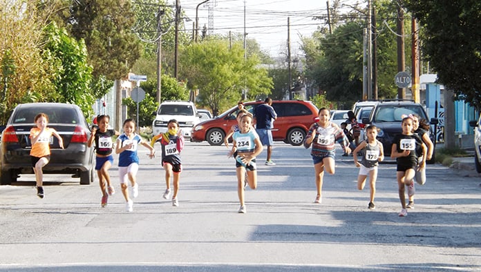 Esperan más de 200 niños en estas carreras pedestres que serán en colonia Obrera Norte.