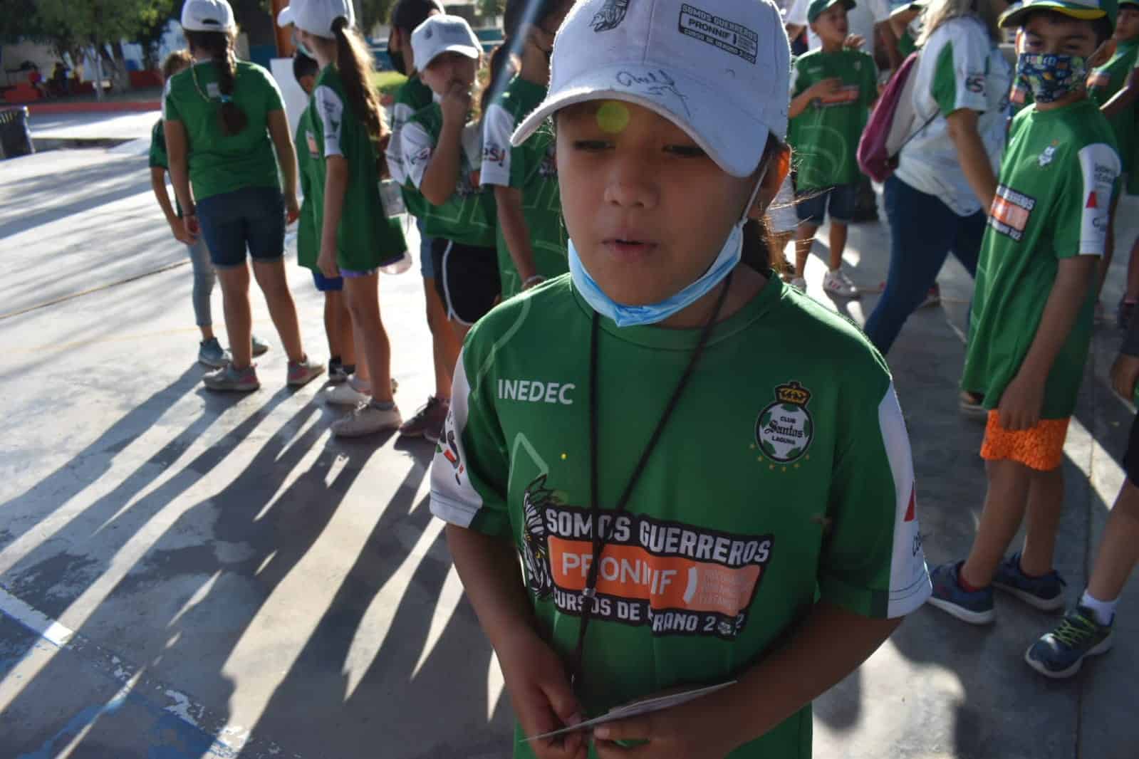 A Irlanda de 8 años lo que más le gustó fue la natación.
