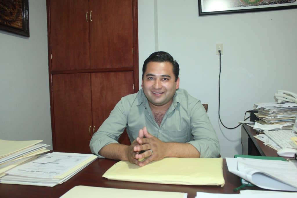 Cesar Chávez Ramón, presidente de la Cámara de Comercio en Frontera.