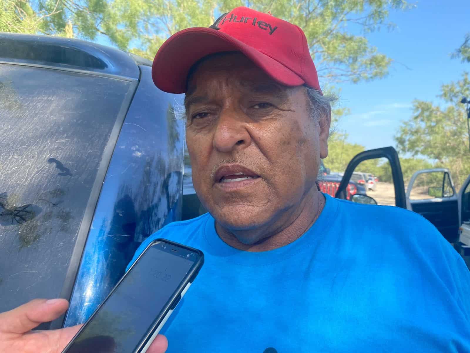 Sergio Cruz Castillo, padre de un minero atrapado en el pozo de carbón.