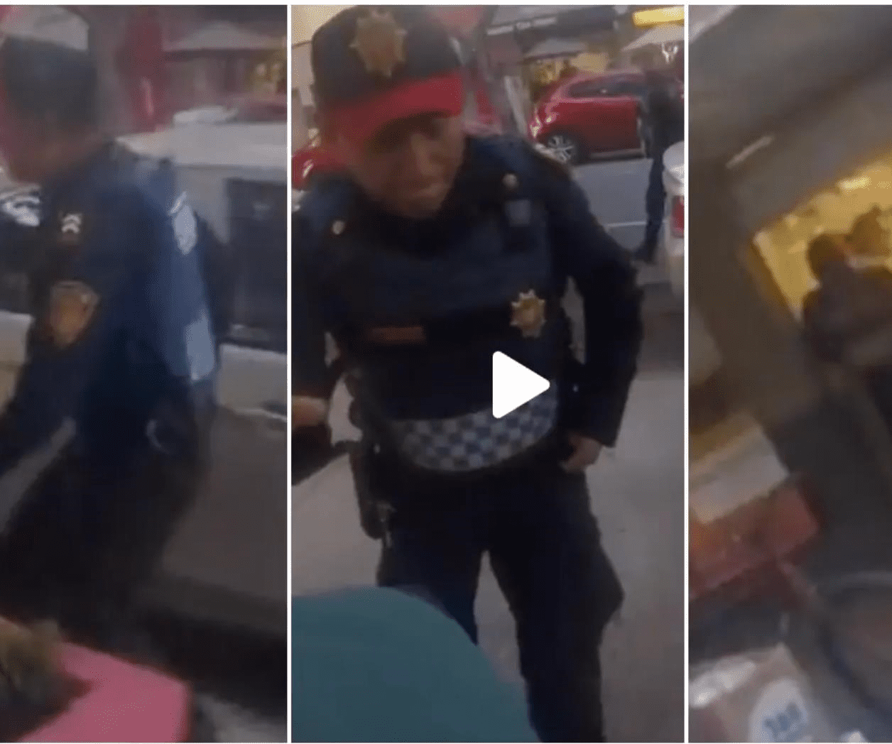 Le dan aventónen moto a policía para atrapar a delincuente