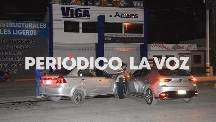 Control de Accidentes se encargó de trasladar a los participantes a Seguridad Pública para deslindar responsabilidades.