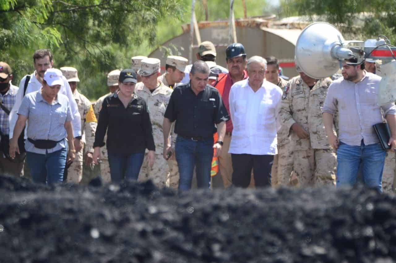 Revisan AMLO y MARS acciones del rescate