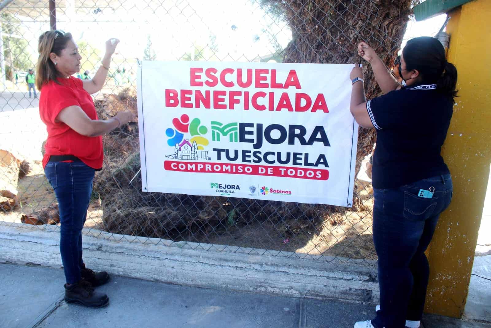 Supervisa alcaldesa Mejora tu escuela”