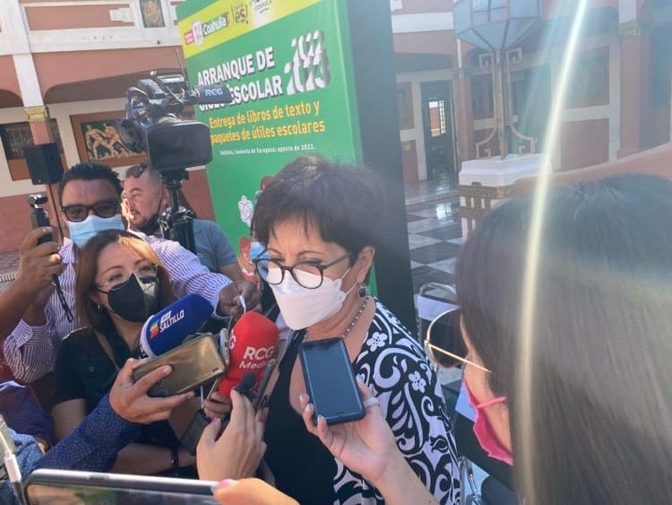 María del Carmen Ruiz Esparza, encargada del Despacho de la Secretaría de Educación en Coahuila.