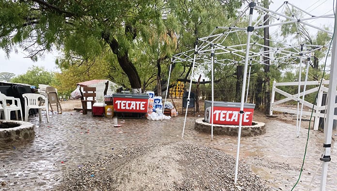 Se inyectará concreto para frenar el flujo de agua.