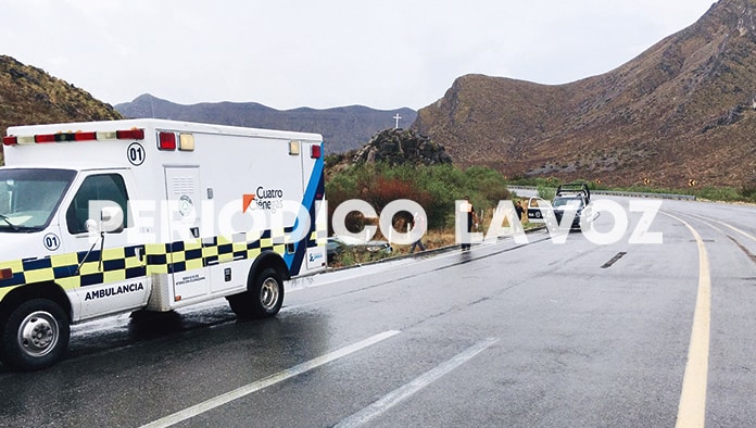 Se sale de la carretera y acaba con crisis nerviosa